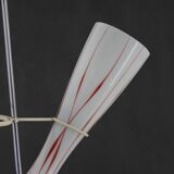 1970s Glass Chandelier , Czechoslovakia