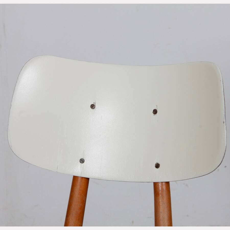 Vintage wooden chair produced by Ton, 1960s