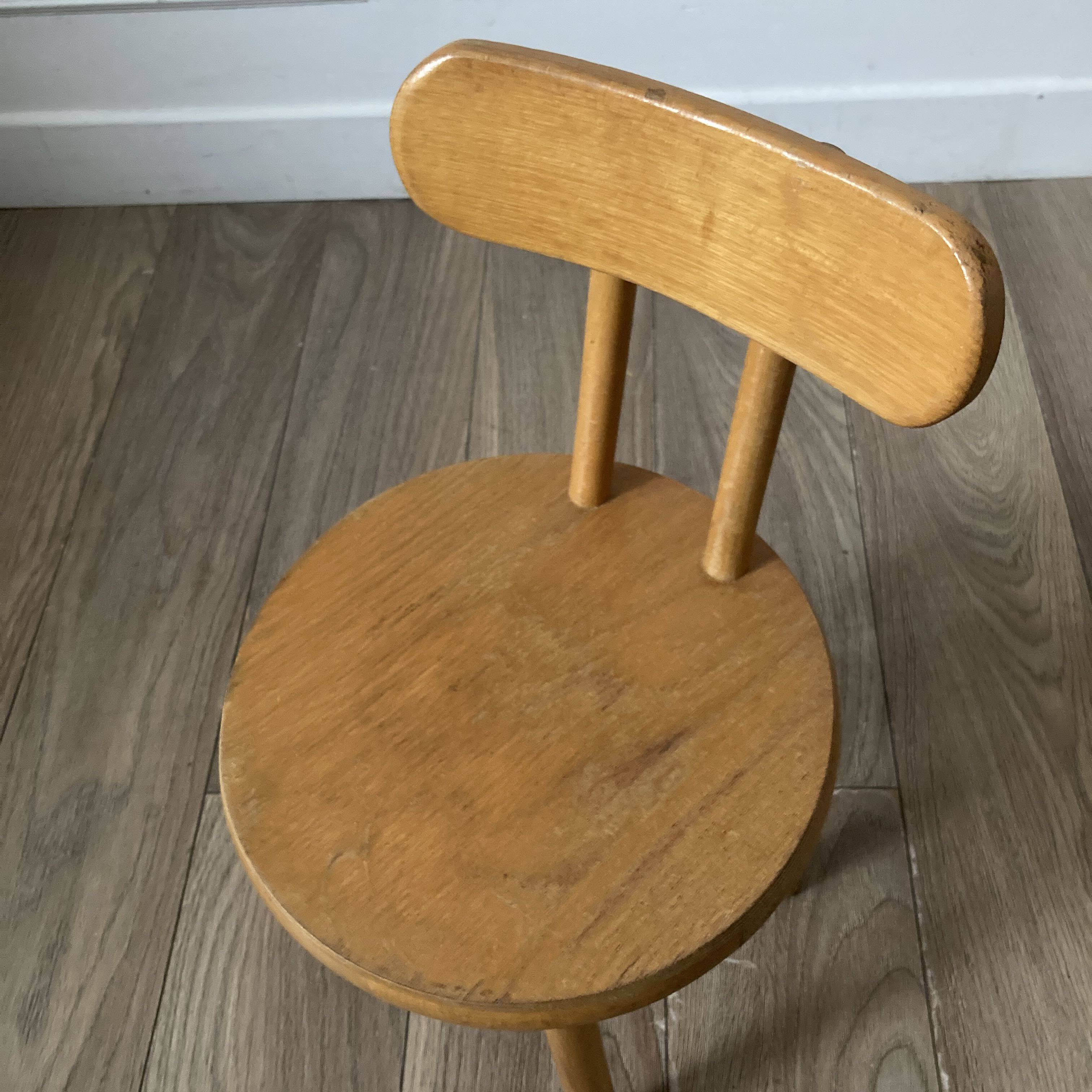 All-wooden children's chair