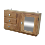 Medicine or toilet cabinet madeover wood