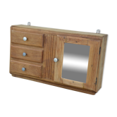Medicine or toilet cabinet madeover wood