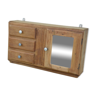 Medicine or toilet cabinet madeover wood