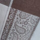 Damask linen tablecloth