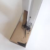 Pair of vintage wall lights - Chrome and glass - 1970s