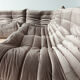 Togo set in pink velvet model designed by Michel Ducaroy 1973
