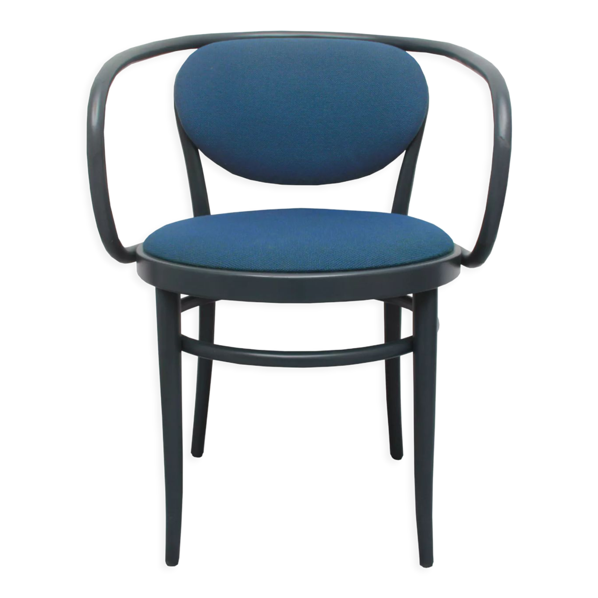 Bentwood chair No.209 Thonet in blue