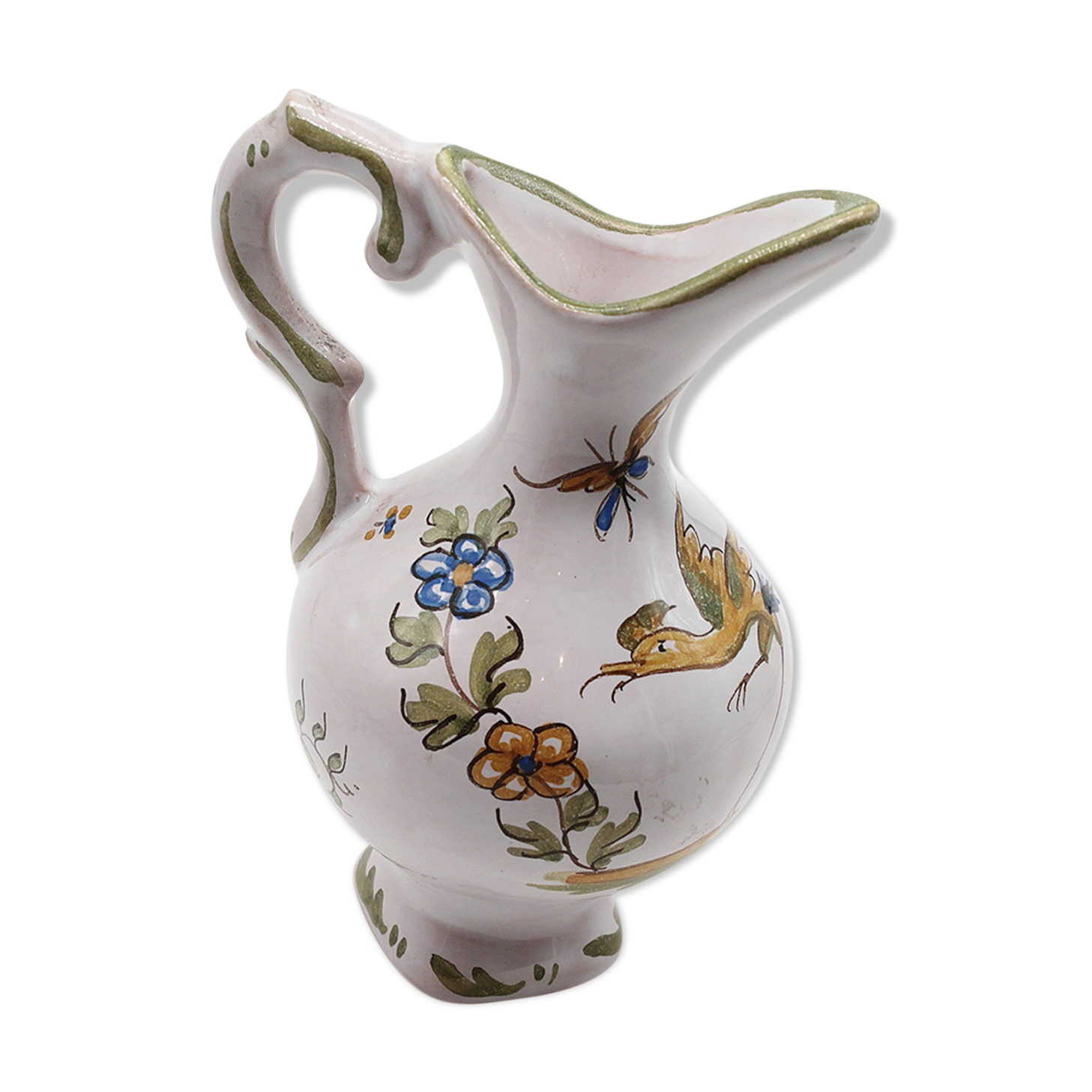 Jug in mossy earthenware