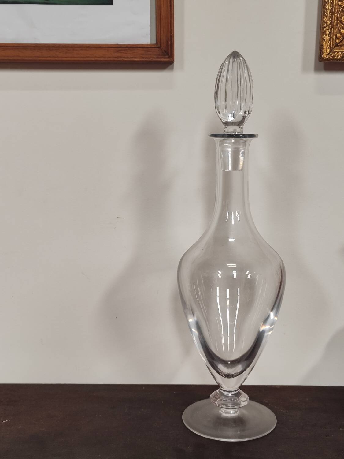 Christofle crystal wine decanter