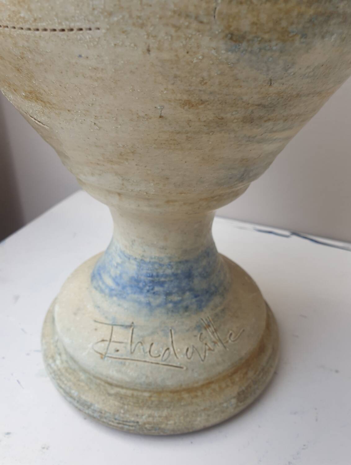 Large ceramic vase Françoise Chedeville 1960 1970