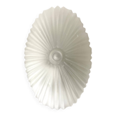 Vintage oval frosted glass ceiling light