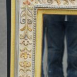 Pastel floral decoration mirror 100x80cm