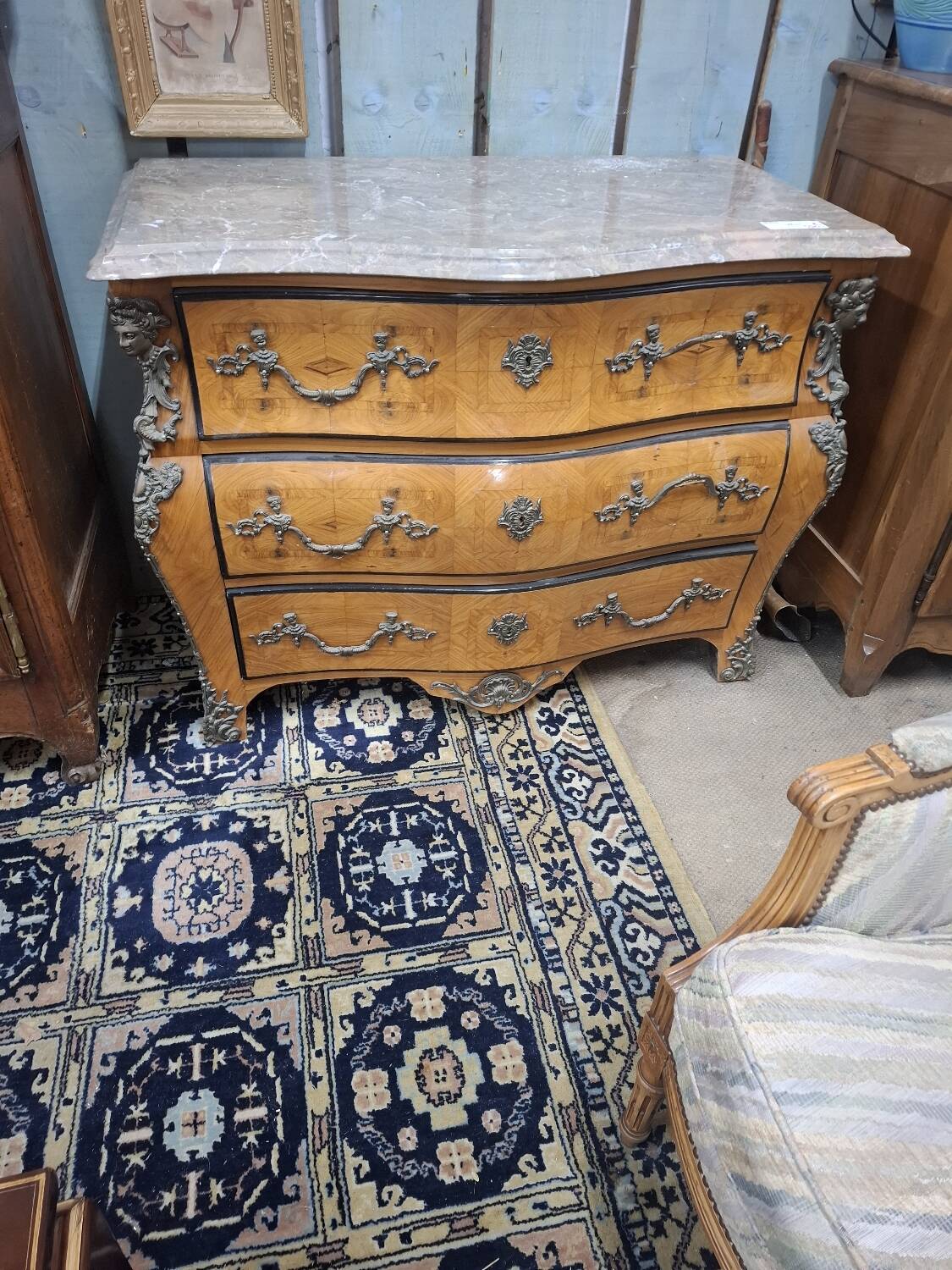 Louis XV style chest of drawers