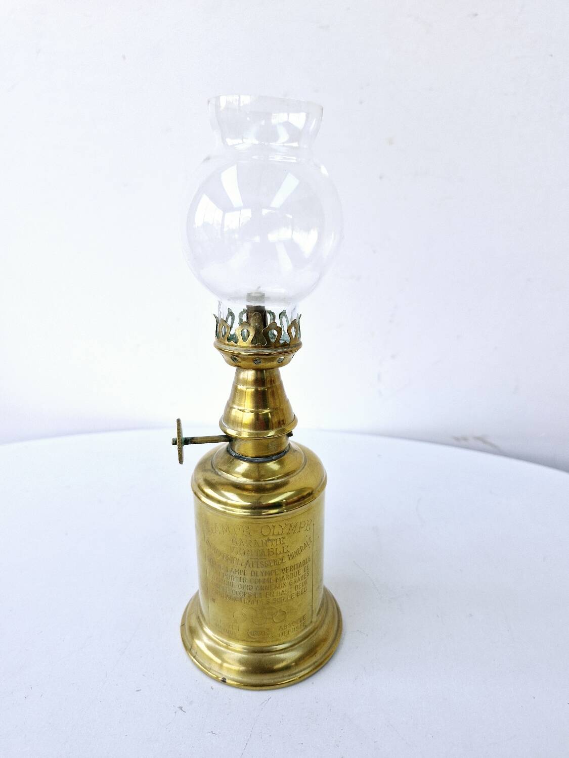 Olympe lamp genuine 1860 pigeon lamp type brass