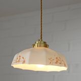 Vintage pendant lamp retro kitchen 50s mid-century farmhouse hanging lamp
