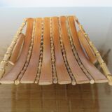 Empty pocket, bamboo basket 60s 70s
