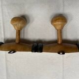 Wooden Coat Rack with 2 Hooks