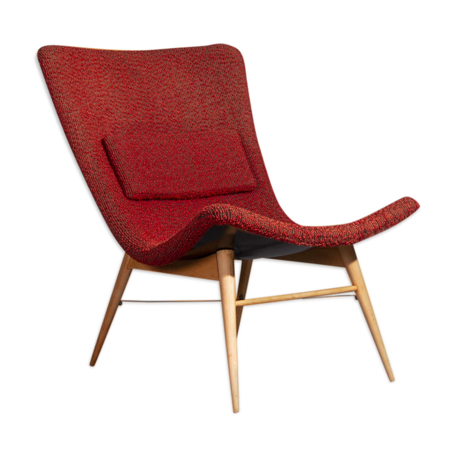 Miroslav Navratil armchair by Cesky Nabytek, fifties