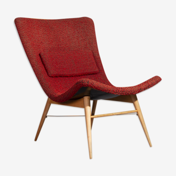 Miroslav Navratil armchair by Cesky Nabytek, fifties