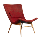Fauteuil Miroslav Navratil par Cesky Nabytek années 50