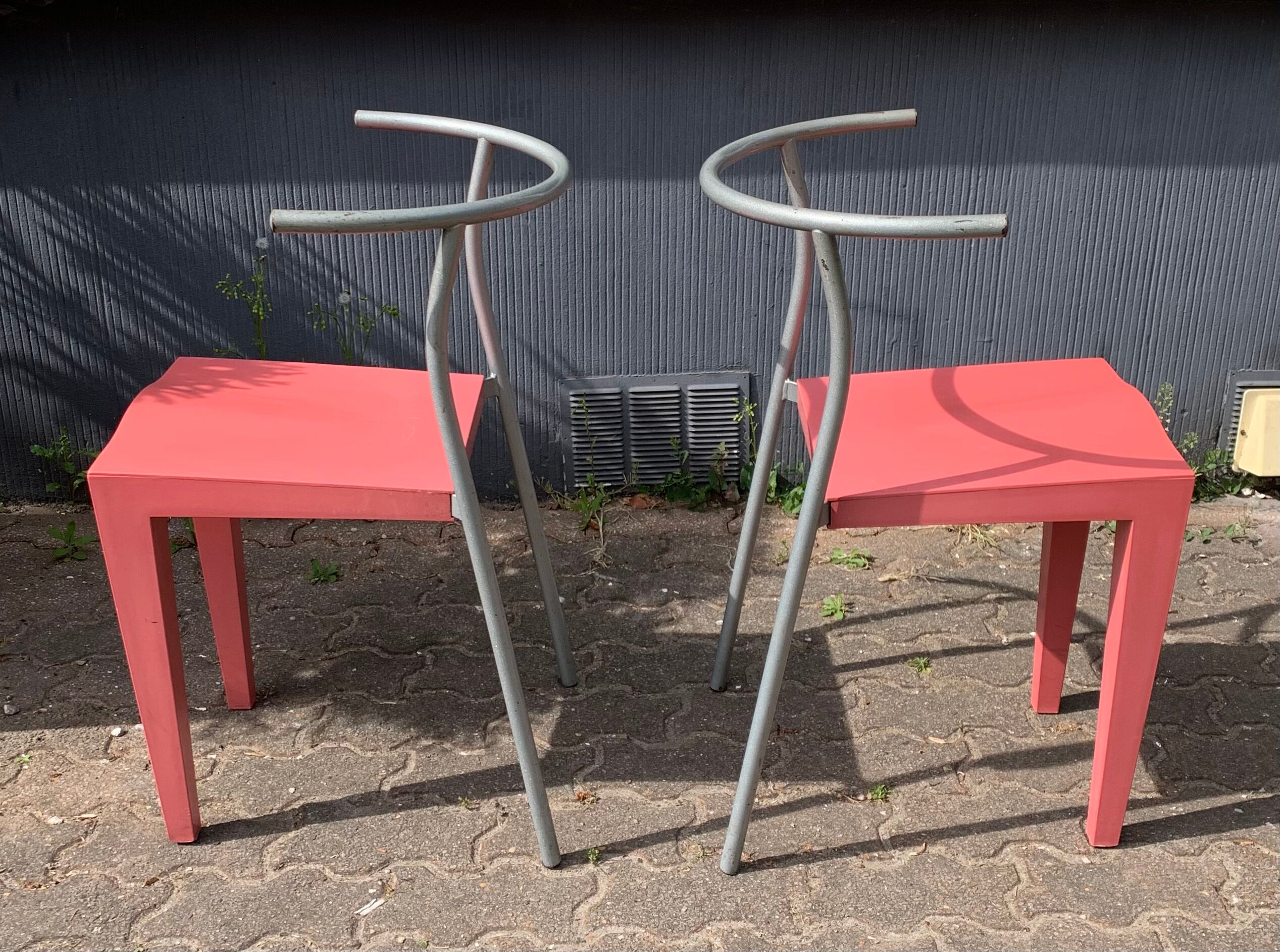 6 chaises Dr Glob de Philippe starck