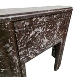 French Art Deco Faux Marble Mantelpiece, from the 1920/30s