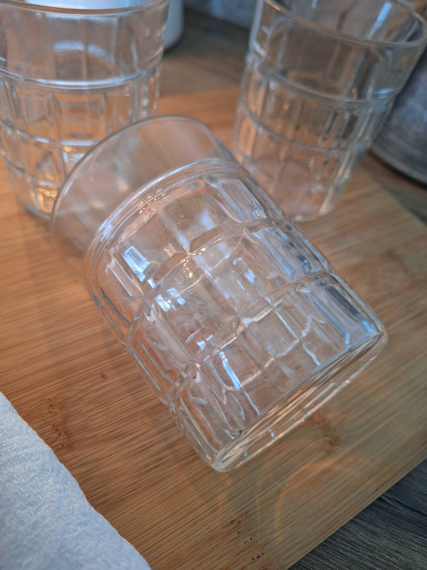 Water glasses or whisky glasses