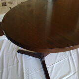 Vintage oval dining table with extensions for Baumann - 1960
