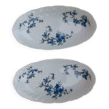 2 Bernardaud porcelain bowls - Saint-Saens model - 1970s