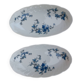 2 Bernardaud porcelain bowls - Saint-Saens model - 1970s