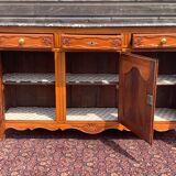 Sideboard three doors in 18th century cherry