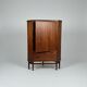 Scandinavian rosewood corner cabinet, Denmark, 1960s