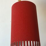 Red beaded wall lamp 1960