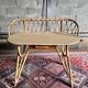 Vintage Louis Sognot rattan dressing table and chair - 1960s