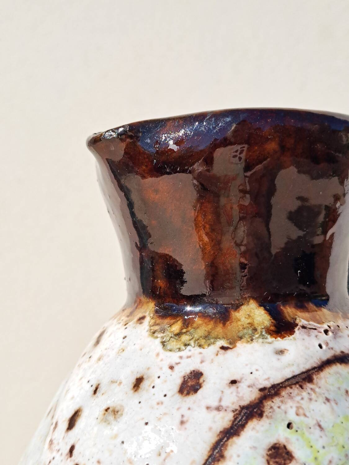 Ceramic pitcher Juliette Derel Vallauris 1960