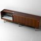 Rare mid-century sideboard bar unit in teak by Belform, 1960