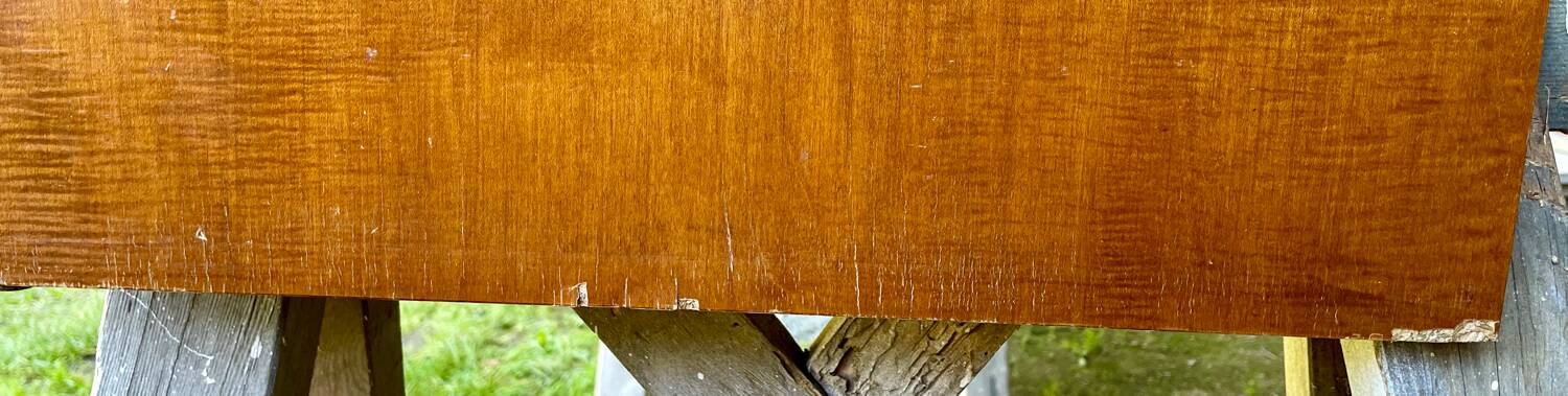 Low sideboard and jam cupboard set - solid wood