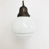 Opaline pendant light 1930s