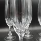 5 Champagne flutes in cut crystal from Lorraine LEMBERG model NORA