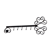 Peg in wrought iron