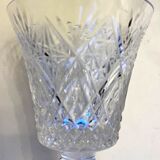 6 verres à eau en cristal taillé