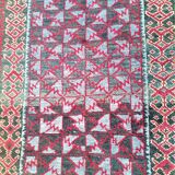 Ancient oriental prayer mat. ( 143 x 92 )