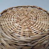 Wicker storage basket paper basket