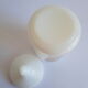 Old cotton bathroom pot in vintage opal year 1970