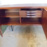 Mahogany enfilade by Paul Geoffroy for Roche Bobois of the 60s