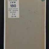 Oil on cardboard by J.-P. Ducos still life 1960 bouquet of flowers