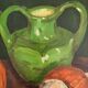Still life painting signed jacqueline berteaux-dubuc - 1995