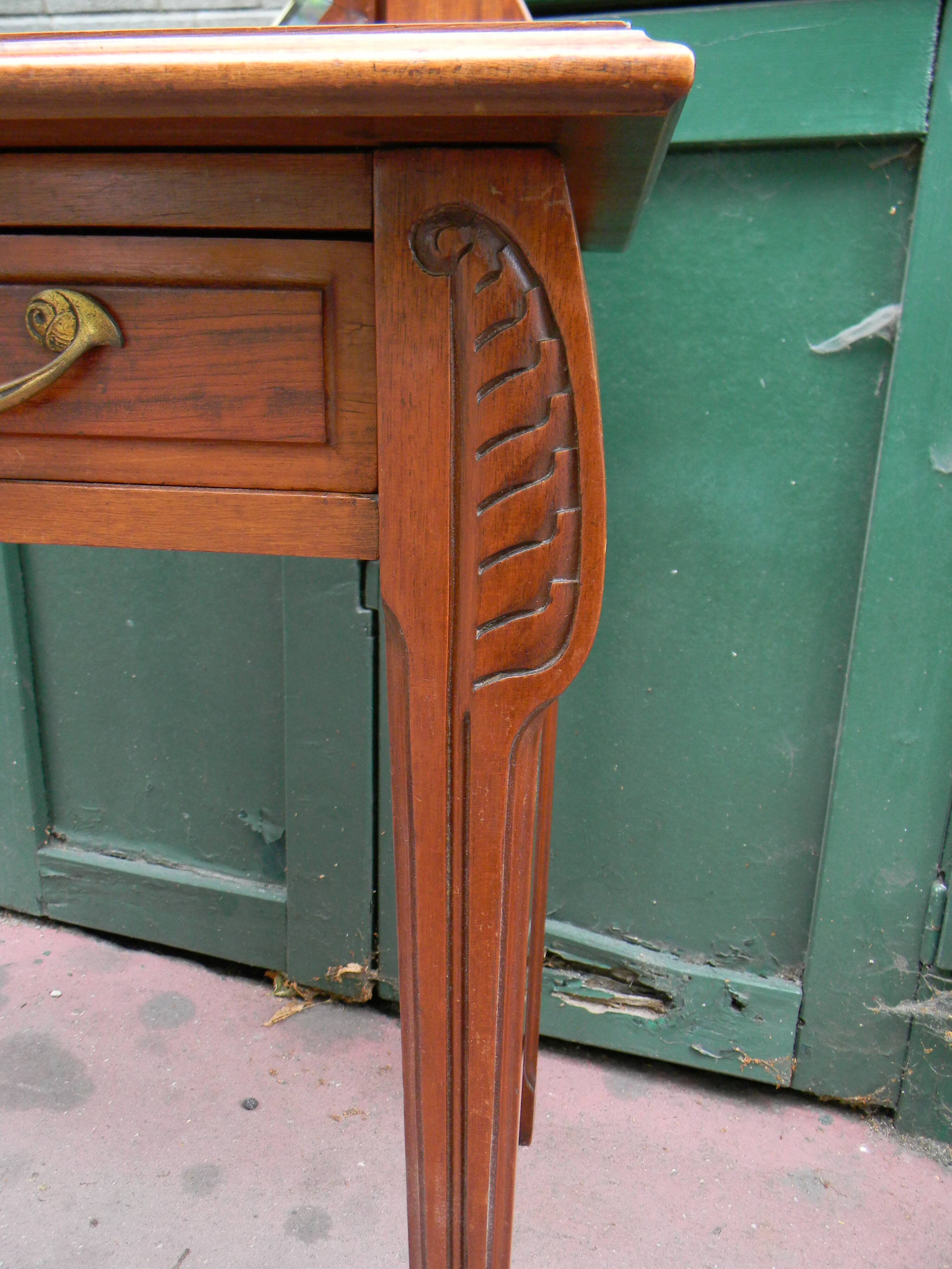Louis Majorelle Art Deco dressing table in Mahogany