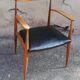 Fauteuil scandinave skai noir