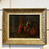 Antiek Religieus Schilderij