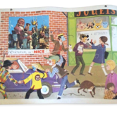 School poster grocery and Carnival 1966